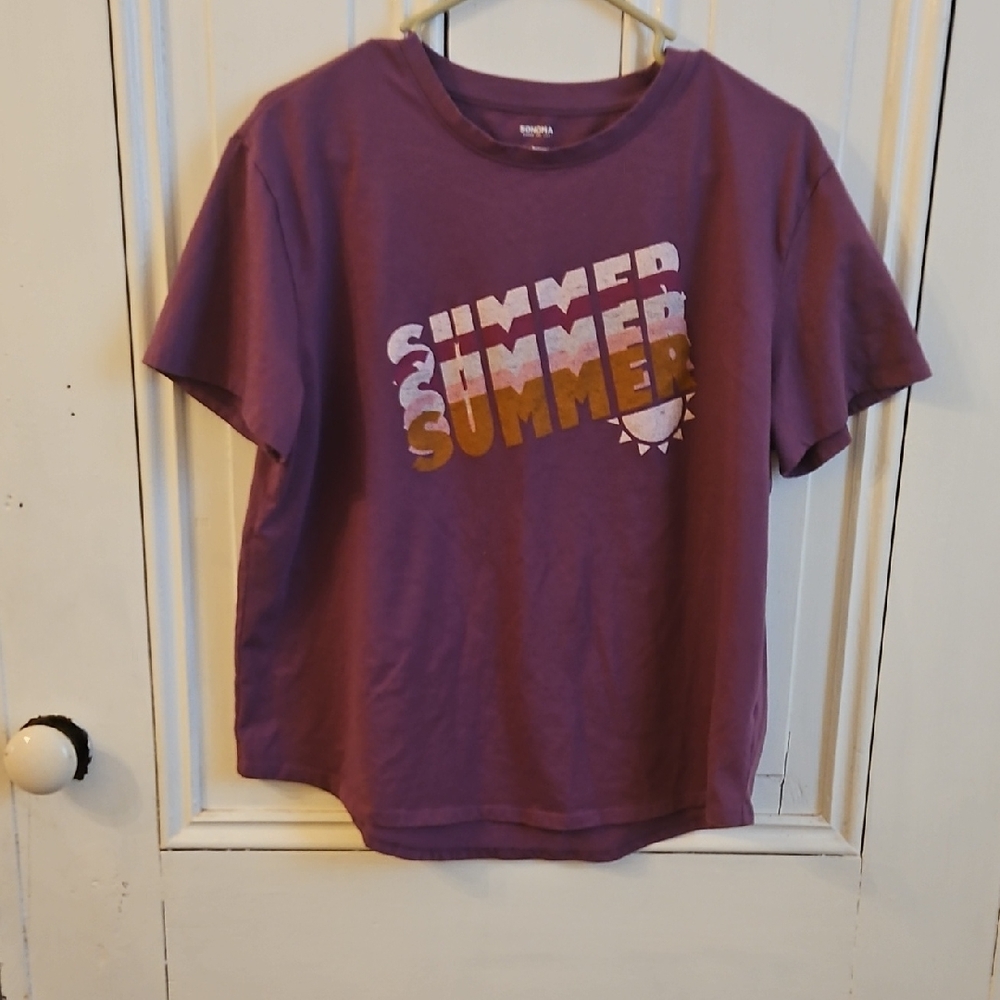 Sonoma Purple and Gold Summer Tee